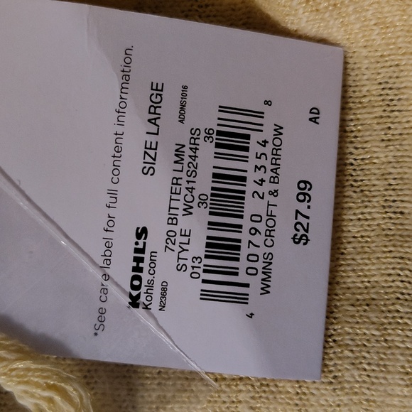 Spring Time Yellow Cardigan - Picture 5 of 6